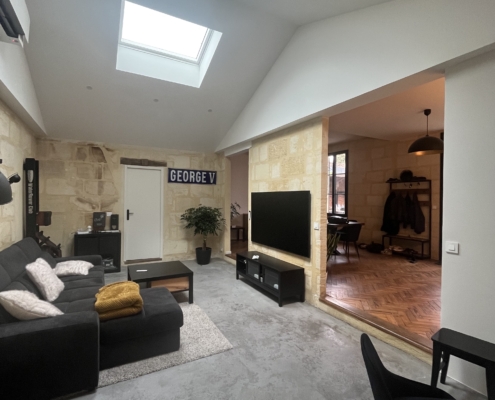 ajout de lumière avec fenêtre de toît